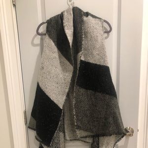 Draping Sweater Vest